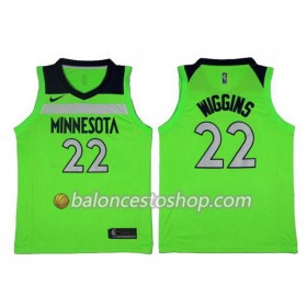 Camiseta Hombre NBA Minnesota Timberwolves Andrew Wiggins 22 Nike 2017-18 Verde Swingman